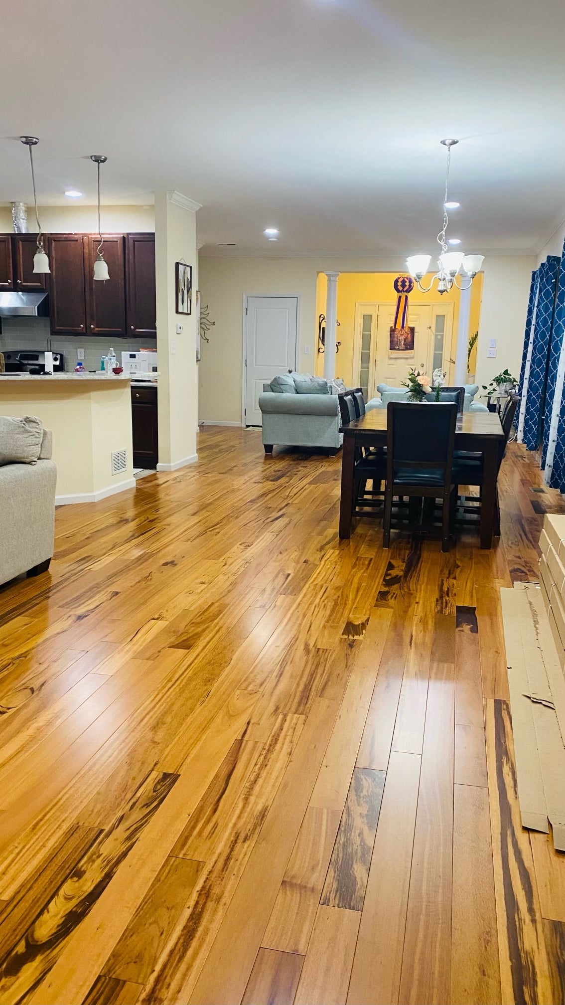 Brazilian Koa (Tigerwood) Prefinished Solid Premium/A Grade 3/4" x 4" x Random Length 1' - 7' - Hardwood Prefinished - BKPFCL - 34x4 - Brazilian Direct LTD