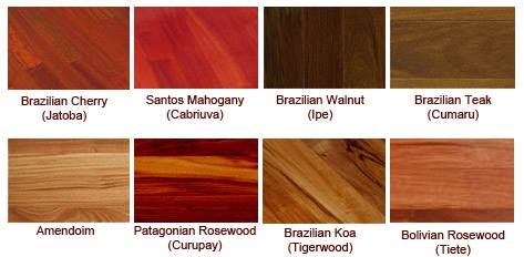Unfinished Brazilian Cherry (Jatoba) 3/4" x 5" - Hardwood Unfinished - UASBC03/04X50/0G - Brazilian Direct LTD